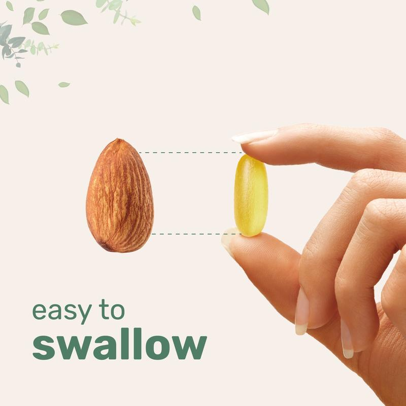 Supreme Omega-3 Aceite de Pescado con Ultra Alto EPA & DHA, Cápsulas Blandas sin Eructos, Sabor a limón