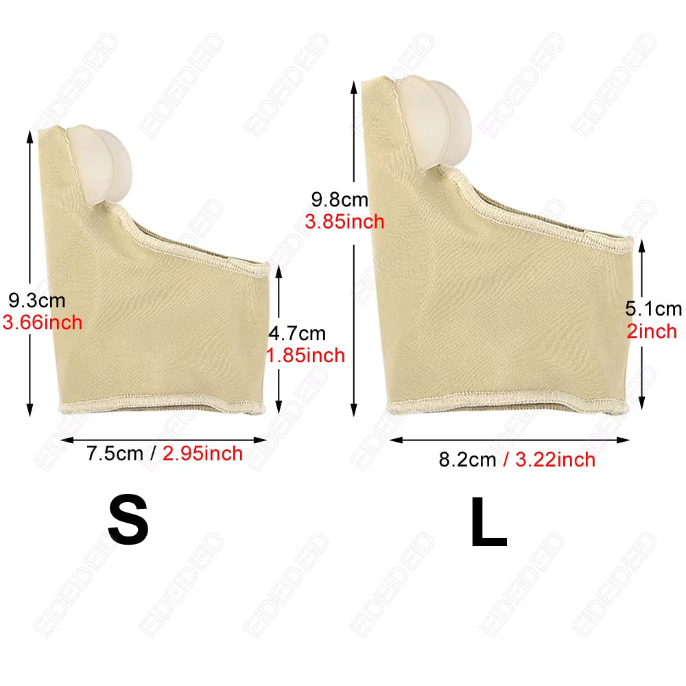Corrector de juanetes Hallux Valgus Separador de dedos de gel de silicona
