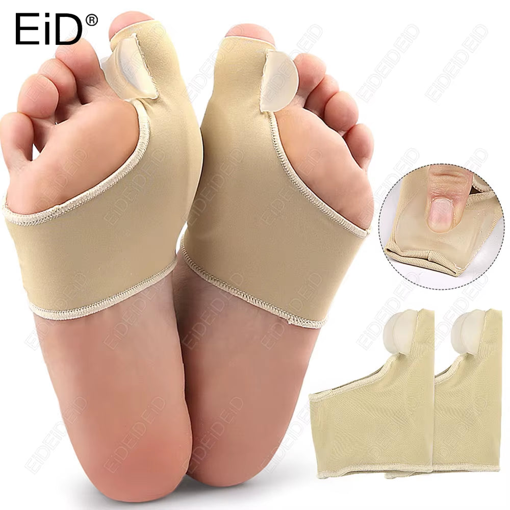 Corrector de juanetes Hallux Valgus Separador de dedos de gel de silicona