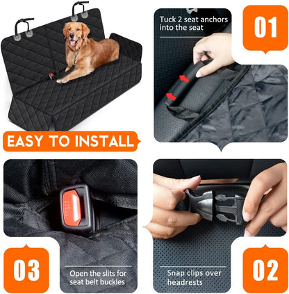 Funda de asiento trasero para perros