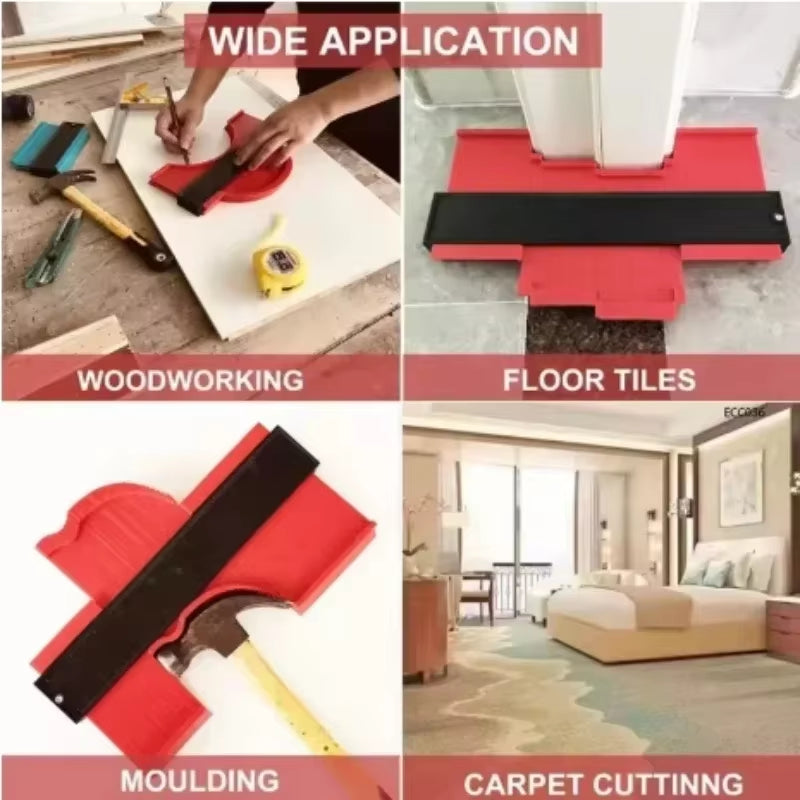 Regla de arco de calibre de contornos irregulares